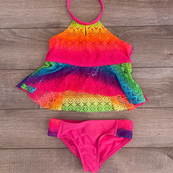Other - Toddler Girls Two Piece Swimsuit Size 4/5T